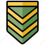 military, bars, rank, army, soldier, badge, award 