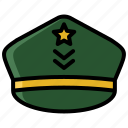 military, hat, commander, soldier, army, general, cap
