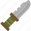military, knife, combat, weapon, icon 
