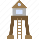 military, tower, army, camp, watchtower, icon