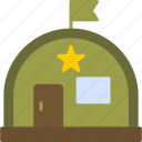 military, warehouse, delivery, garage, icon