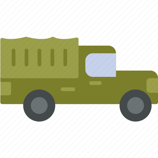 Militray, truck, army, military, transportation, automobile, icon icon - Download on Iconfinder