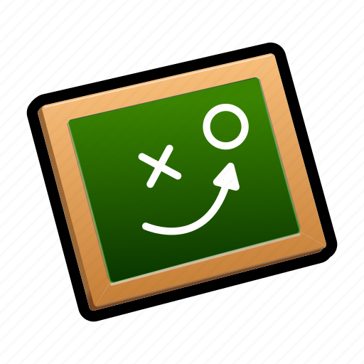 Chalkboard, military, strategy, tutorial icon - Download on Iconfinder