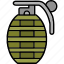 grenade, explosion, handgrenade, war, weapon, icon