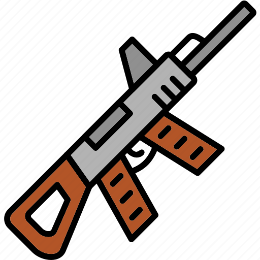 Machine, gun, army, military, weapon, icon icon - Download on Iconfinder