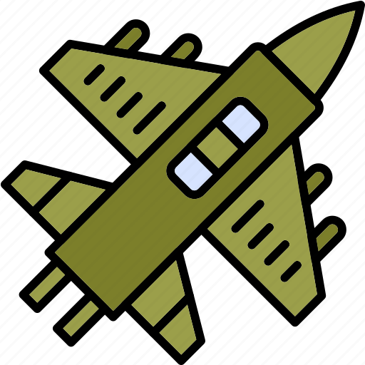 Military, aircraft, aeroplane, airplane, fighter, plane, icon icon - Download on Iconfinder