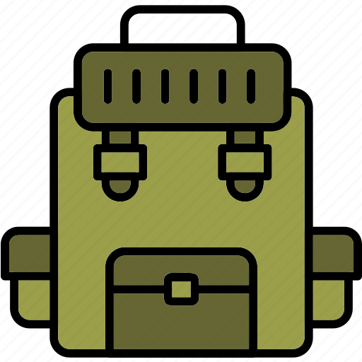 Military, backpack, army, bag, equipment, hiking, soldier icon - Download on Iconfinder