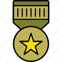 military, badge, army, award, experience, soldier, icon