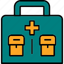 military, first, aid, kit, emergency, icon