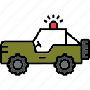 military, jeep, army, car, patrol, vehicle, icon
