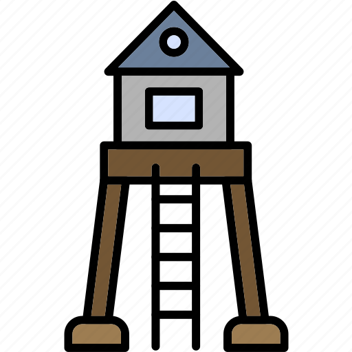 Military, tower, army, camp, watchtower, icon icon - Download on Iconfinder