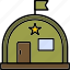 military, warehouse, delivery, garage, icon 