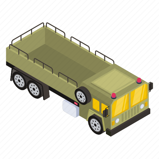 Army truck, military truck, combat truck, weapon truck, military transport icon - Download on Iconfinder