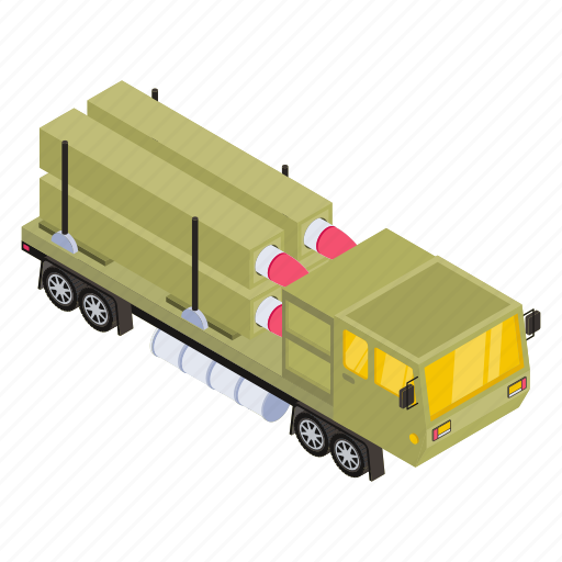 Army truck, military truck, missile carrier, missile truck, military transport icon - Download on Iconfinder