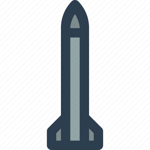 Missile, weapon, nuclear, war, military icon - Download on Iconfinder
