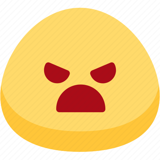 Angry, emoji, emotion, expression, face, feeling icon - Download on Iconfinder