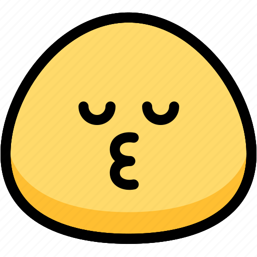 Emoji, emotion, expression, face, feeling, kiss icon - Download on Iconfinder