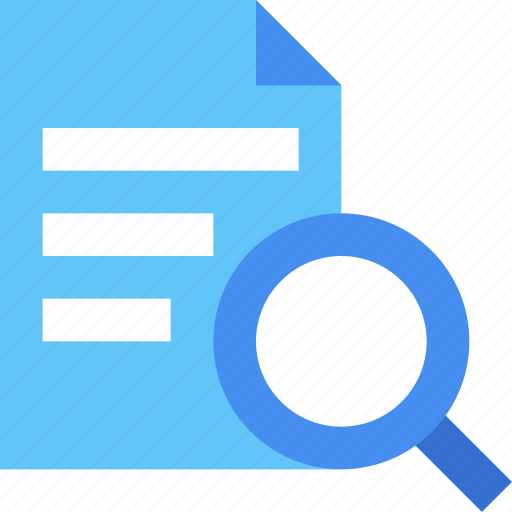 Research, proposal, file, document, magnifier, business, finance icon - Download on Iconfinder