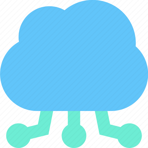 Cloud computing, system, network, sharing, traffic, cloud data, database icon - Download on Iconfinder
