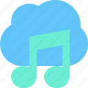 cloud music, save, audio, sound, song, cloud data, network, database