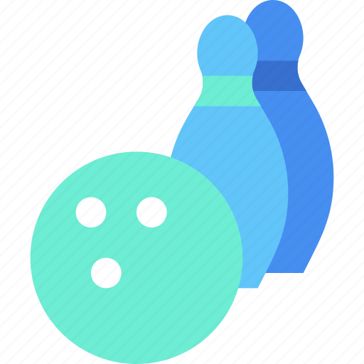 Bowling, skittle, pin, ball, game, entertainment icon - Download on Iconfinder
