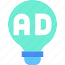 idea, creative, creativity, light bulb, innovation, marketing, promotion, advertising, ads