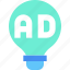 idea, creative, creativity, light bulb, innovation, marketing, promotion, advertising, ads 