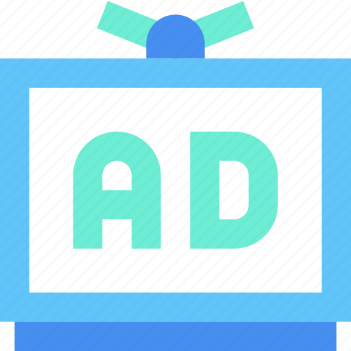 Tv ads, tv ad, television, tv, digital, marketing, promotion icon - Download on Iconfinder