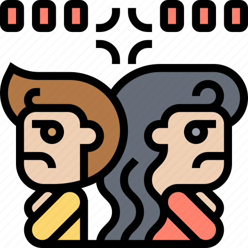Conflict, argument, disagree, trouble, angry icon - Download on Iconfinder