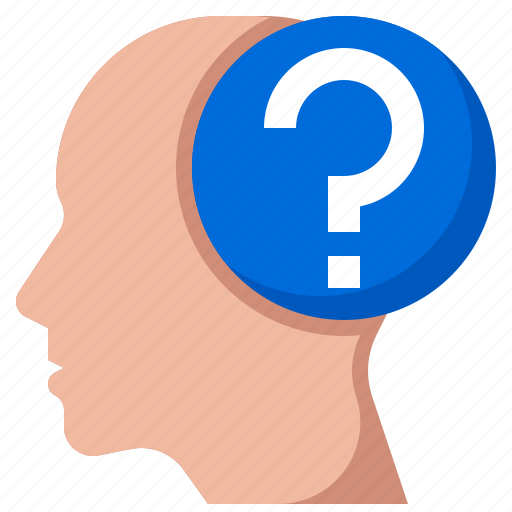 Confuse, know, how, forget, human, mind, psychology icon - Download on Iconfinder