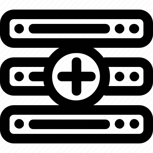 Add, computer, device, plus, server, storage icon - Download on Iconfinder
