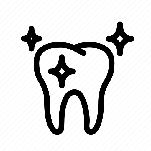Bright, clean, dental, dentist, dentistry, tooth, white tooth icon - Download on Iconfinder