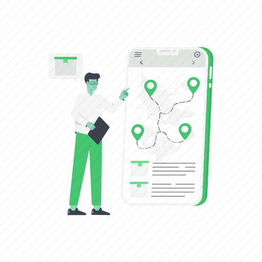 Delivery location, online delivery, delivery tracking, online tracking, parcel tracking icon - Download on Iconfinder
