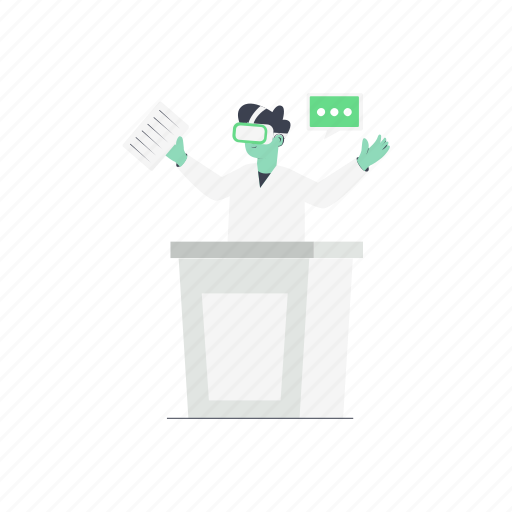 Virtual reality, augmented reality, vr conference, vr simulation, vr chat icon - Download on Iconfinder