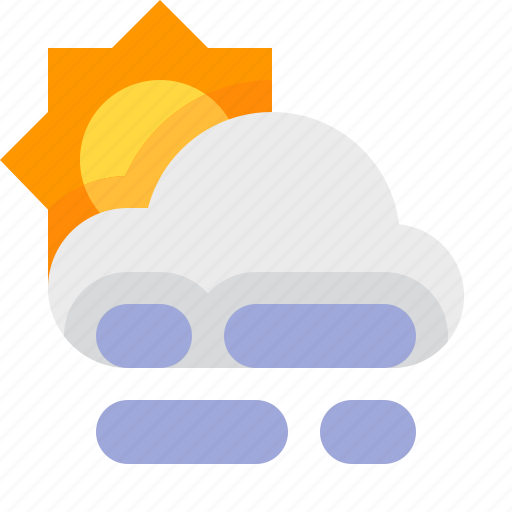 Day, fog, material design, weather icon - Download on Iconfinder