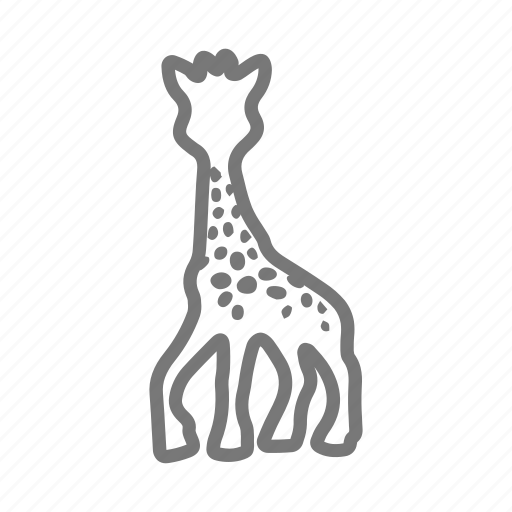 Baby, giraffe, rubber, toy, play, giraffe toy, baby toy icon - Download on Iconfinder