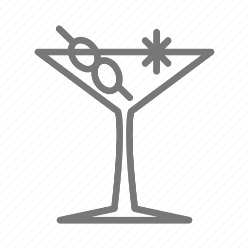 Bar, cocktail, gin, martini, olive icon - Download on Iconfinder