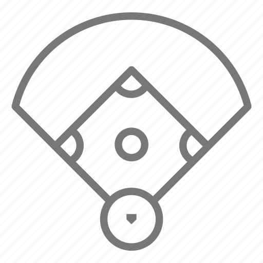 Baseball, diamond, sport, stadium, baseball diamond icon - Download on Iconfinder