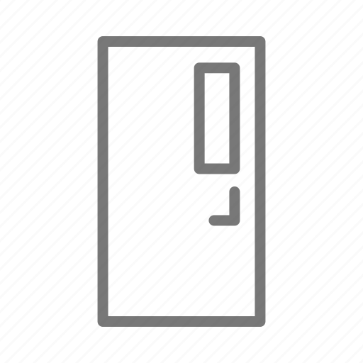 Door, handle, house, office, closed, office door icon - Download on Iconfinder