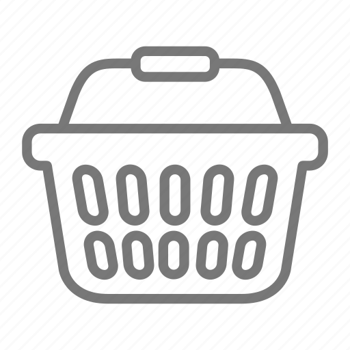 Basket, grocery, shopping, store, hand basket icon - Download on Iconfinder