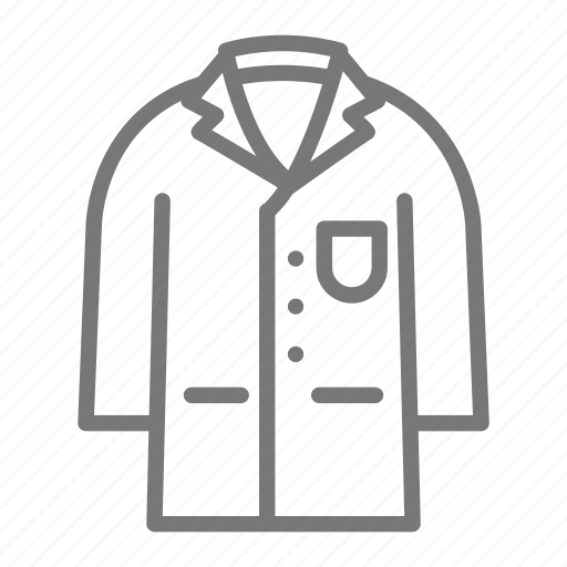 Coat, lab, laboratory, science, scientist, lab coat, doctor coat icon - Download on Iconfinder