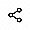 share, icon, link, send, connection, social, network