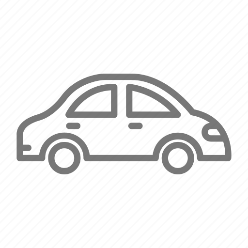 Automobile, car, four door, sedan, vehicle, four door car icon - Download on Iconfinder