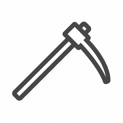 Coal, gold, hammer, mining, pickaxe, tool icon - Download on Iconfinder