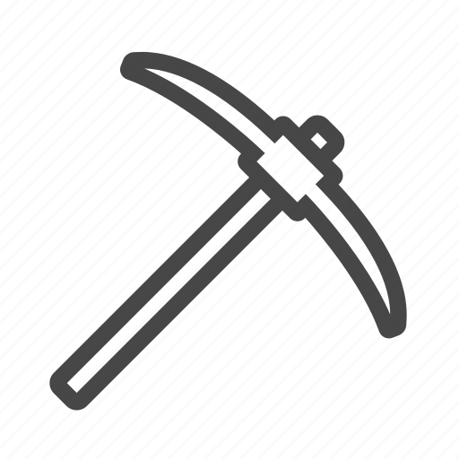 Coal, gold, hammer, mining, pickaxe, tool icon - Download on Iconfinder