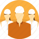 avatar, construction, group, hard hat, mining, people