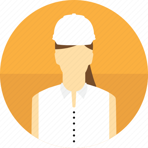 Avatar, construction, hard hat, mining, woman icon - Download on Iconfinder