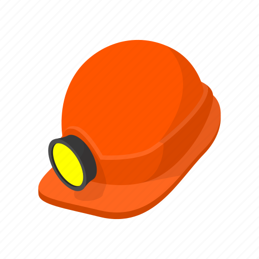 Cartoon, flashlight, hat, headpiece, helm, helmet, slam icon - Download on Iconfinder