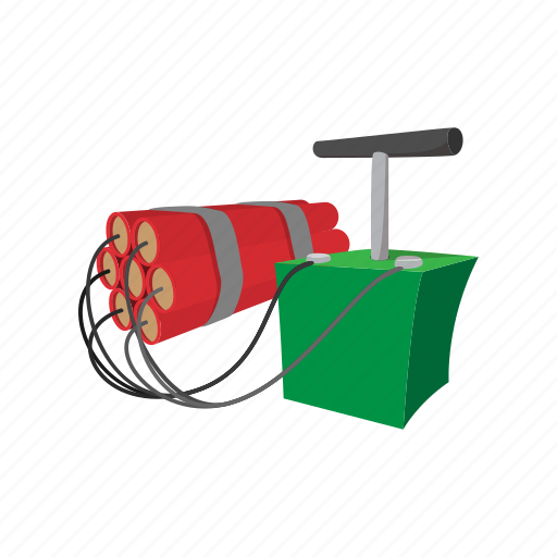Cartoon, dynamite, explode, explosion, illustration, tnt, weapon icon - Download on Iconfinder