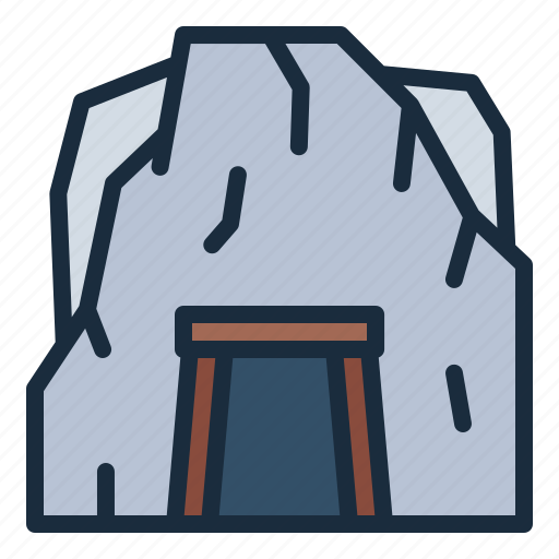 Cave, mining, engineering, industry icon - Download on Iconfinder